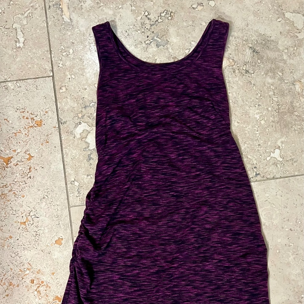 Liz Lange Maternity Space Dye tank midi dress